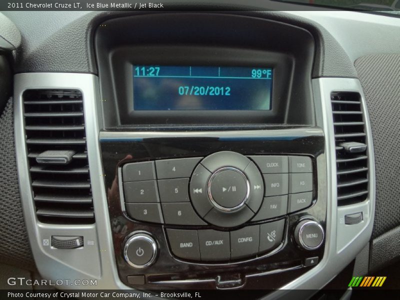 Ice Blue Metallic / Jet Black 2011 Chevrolet Cruze LT