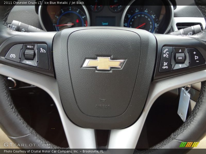 Ice Blue Metallic / Jet Black 2011 Chevrolet Cruze LT