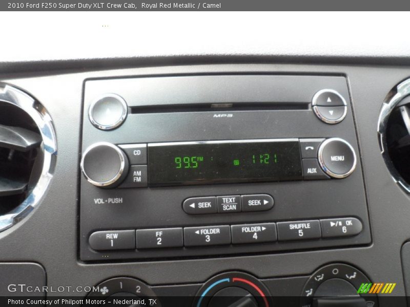 Audio System of 2010 F250 Super Duty XLT Crew Cab
