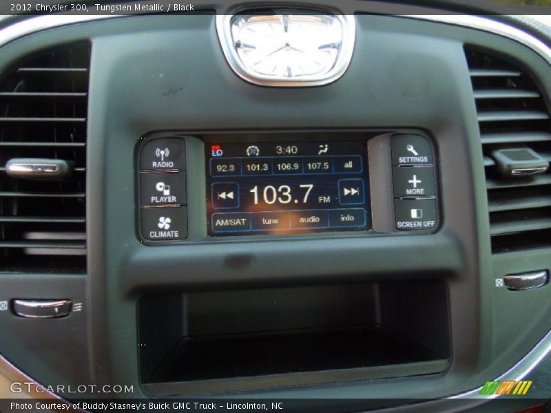 Tungsten Metallic / Black 2012 Chrysler 300