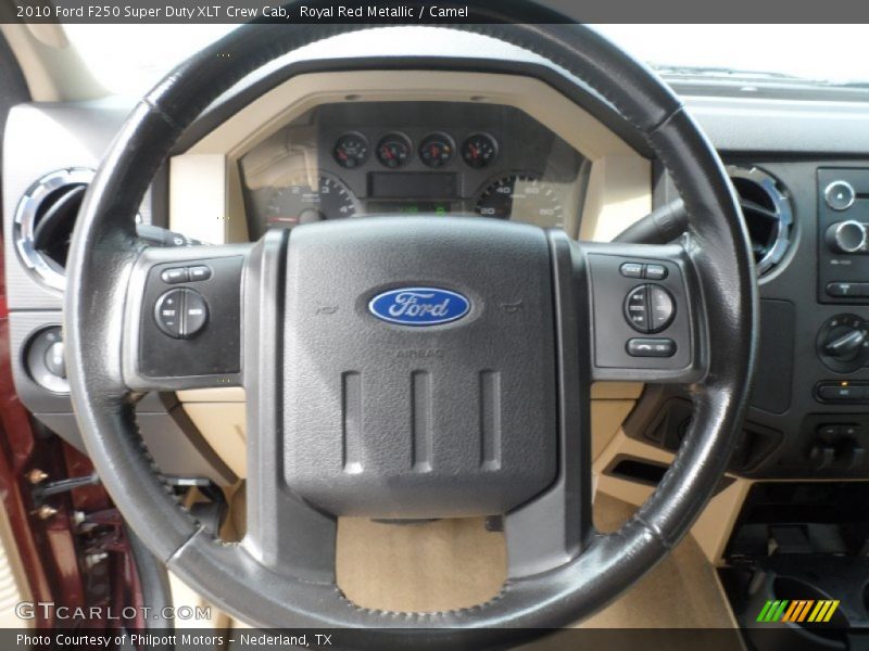  2010 F250 Super Duty XLT Crew Cab Steering Wheel