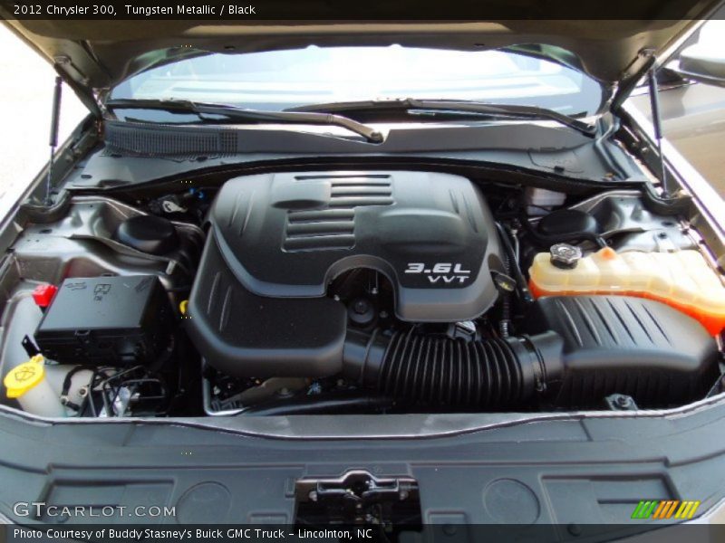 Tungsten Metallic / Black 2012 Chrysler 300