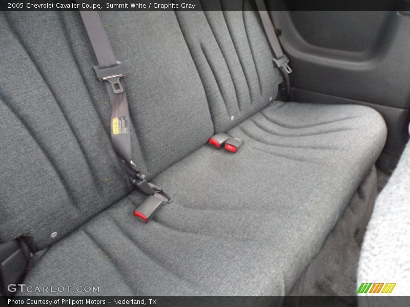 Summit White / Graphite Gray 2005 Chevrolet Cavalier Coupe