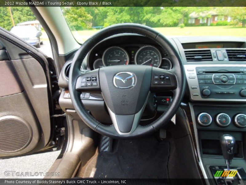 Ebony Black / Black 2012 Mazda MAZDA6 i Touring Sedan