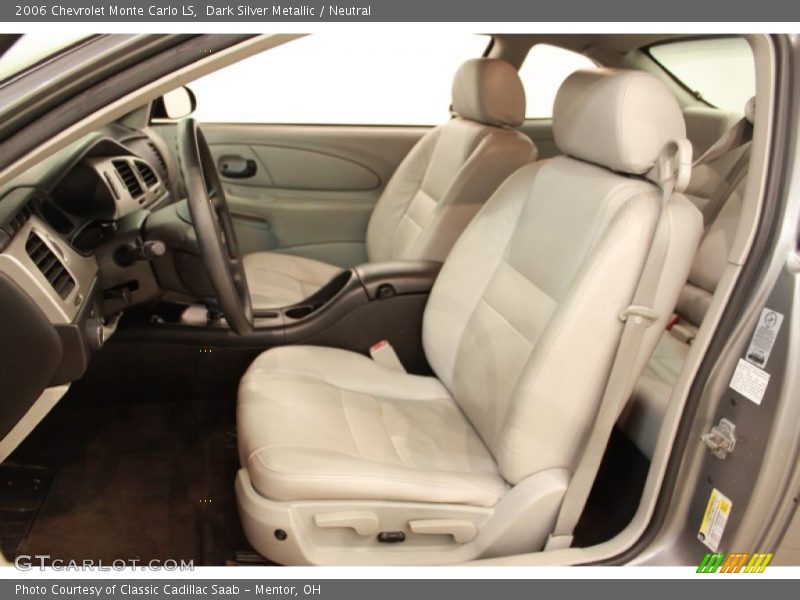 Front Seat of 2006 Monte Carlo LS