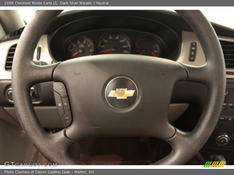Dark Silver Metallic / Neutral 2006 Chevrolet Monte Carlo LS