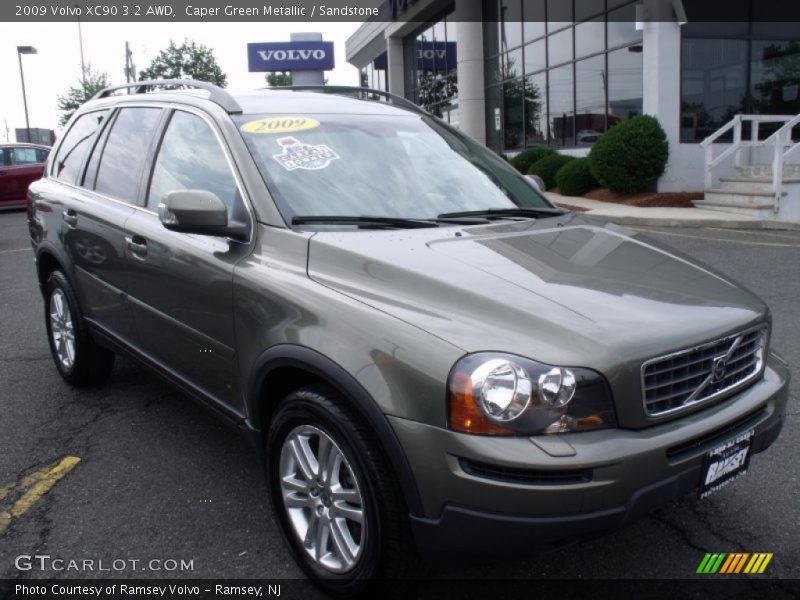 Caper Green Metallic / Sandstone 2009 Volvo XC90 3.2 AWD