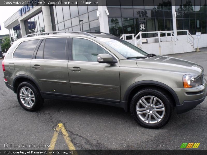 Caper Green Metallic / Sandstone 2009 Volvo XC90 3.2 AWD