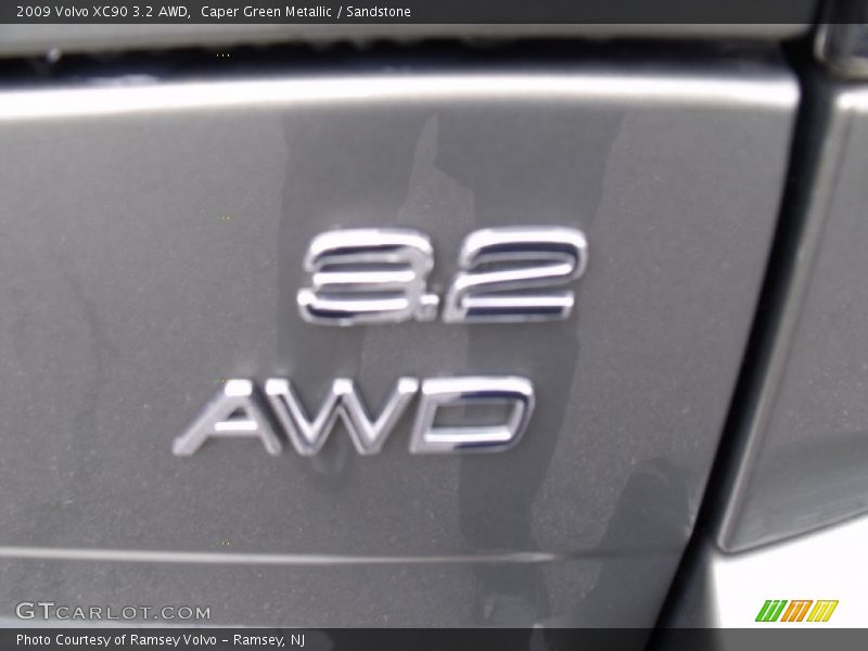 Caper Green Metallic / Sandstone 2009 Volvo XC90 3.2 AWD