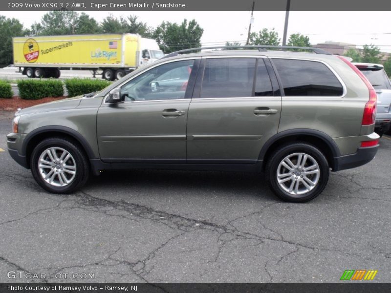 Caper Green Metallic / Sandstone 2009 Volvo XC90 3.2 AWD