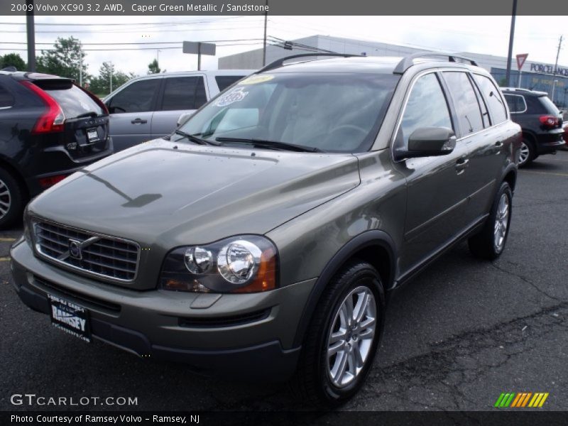 Caper Green Metallic / Sandstone 2009 Volvo XC90 3.2 AWD