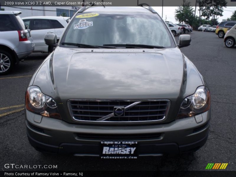 Caper Green Metallic / Sandstone 2009 Volvo XC90 3.2 AWD