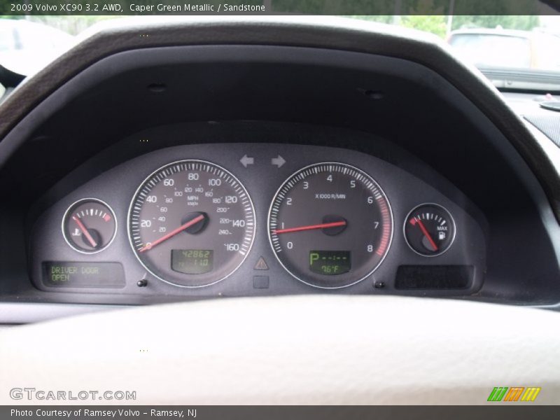Caper Green Metallic / Sandstone 2009 Volvo XC90 3.2 AWD