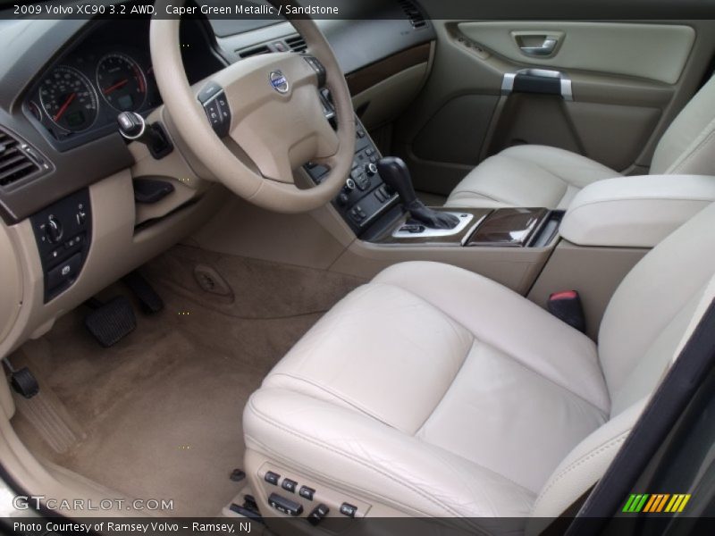 Caper Green Metallic / Sandstone 2009 Volvo XC90 3.2 AWD