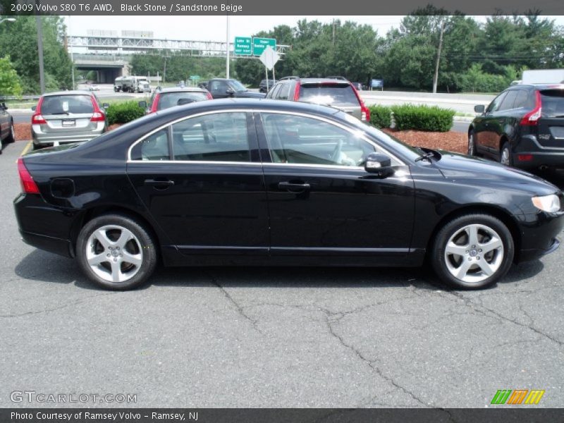 Black Stone / Sandstone Beige 2009 Volvo S80 T6 AWD