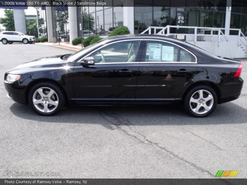 Black Stone / Sandstone Beige 2009 Volvo S80 T6 AWD