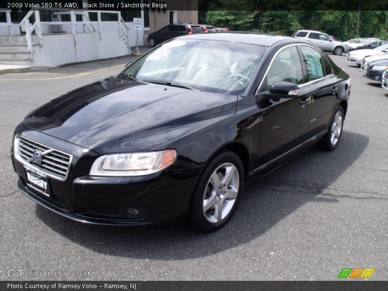 Black Stone / Sandstone Beige 2009 Volvo S80 T6 AWD