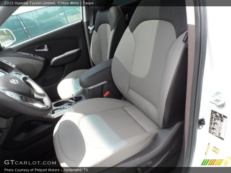 Cotton White / Taupe 2013 Hyundai Tucson Limited