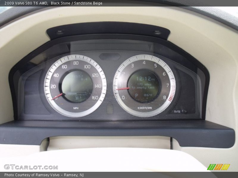  2009 S80 T6 AWD T6 AWD Gauges