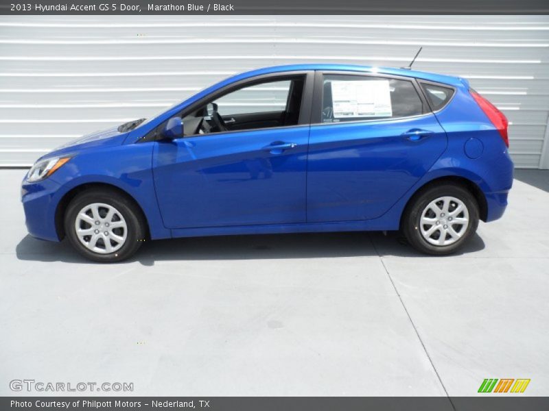  2013 Accent GS 5 Door Marathon Blue