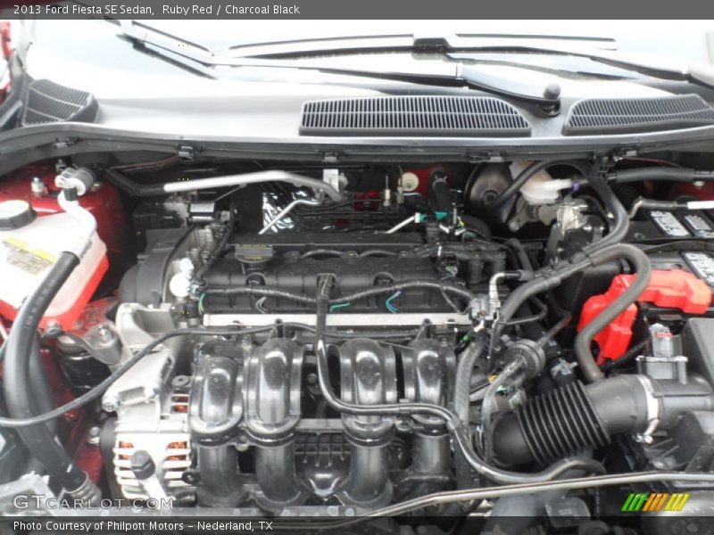  2013 Fiesta SE Sedan Engine - 1.6 Liter DOHC 16-Valve Ti-VCT Duratec 4 Cylinder