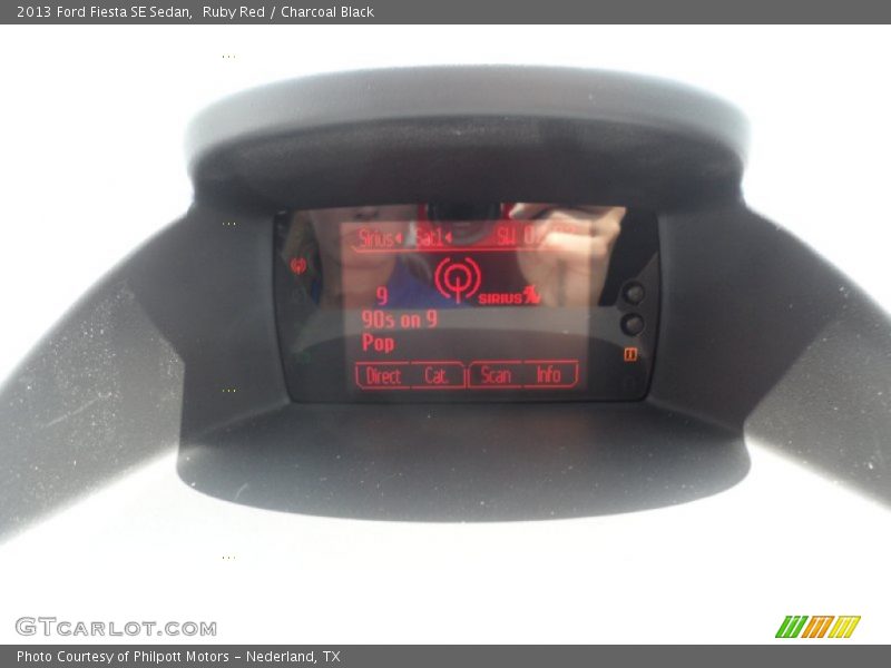Ruby Red / Charcoal Black 2013 Ford Fiesta SE Sedan