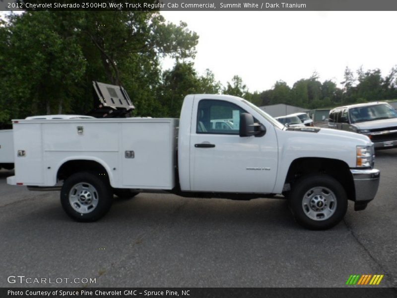 Summit White / Dark Titanium 2012 Chevrolet Silverado 2500HD Work Truck Regular Cab Commercial