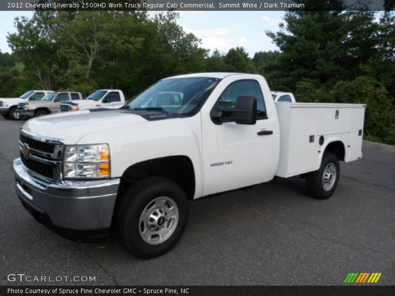 Summit White / Dark Titanium 2012 Chevrolet Silverado 2500HD Work Truck Regular Cab Commercial