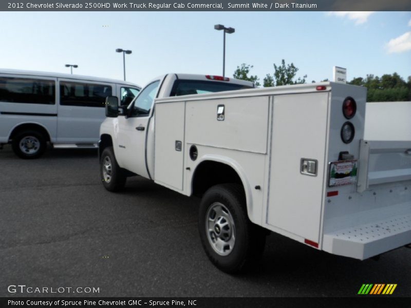 Summit White / Dark Titanium 2012 Chevrolet Silverado 2500HD Work Truck Regular Cab Commercial
