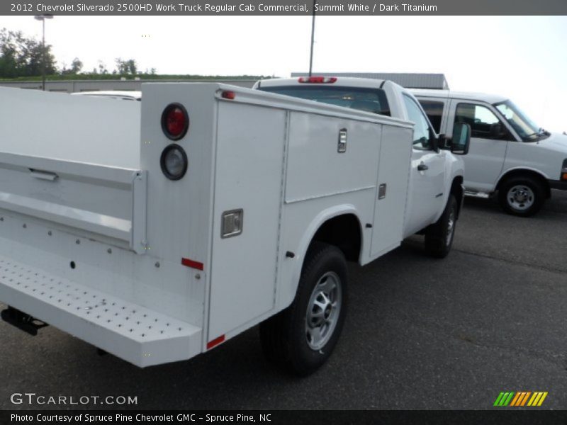 Summit White / Dark Titanium 2012 Chevrolet Silverado 2500HD Work Truck Regular Cab Commercial