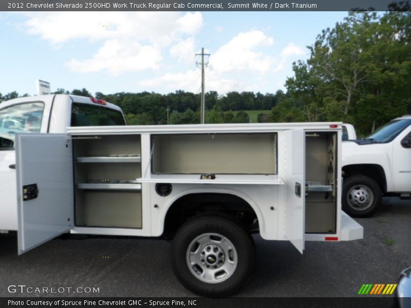 Summit White / Dark Titanium 2012 Chevrolet Silverado 2500HD Work Truck Regular Cab Commercial