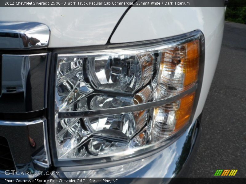 Summit White / Dark Titanium 2012 Chevrolet Silverado 2500HD Work Truck Regular Cab Commercial