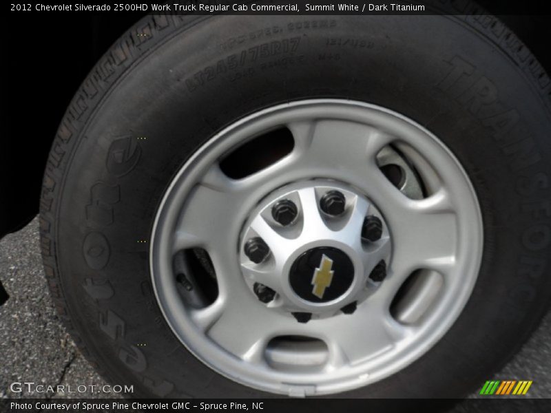 Summit White / Dark Titanium 2012 Chevrolet Silverado 2500HD Work Truck Regular Cab Commercial