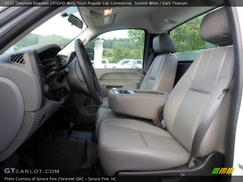 Summit White / Dark Titanium 2012 Chevrolet Silverado 2500HD Work Truck Regular Cab Commercial