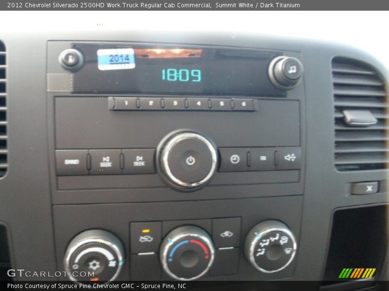 Summit White / Dark Titanium 2012 Chevrolet Silverado 2500HD Work Truck Regular Cab Commercial