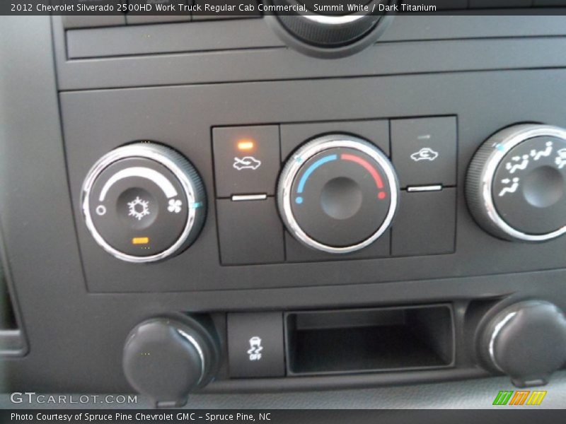 Summit White / Dark Titanium 2012 Chevrolet Silverado 2500HD Work Truck Regular Cab Commercial