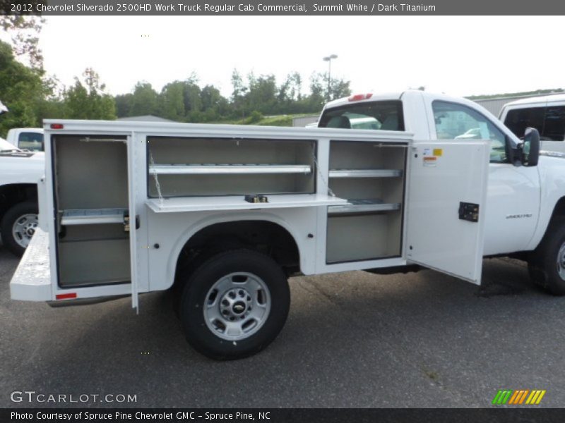 Summit White / Dark Titanium 2012 Chevrolet Silverado 2500HD Work Truck Regular Cab Commercial