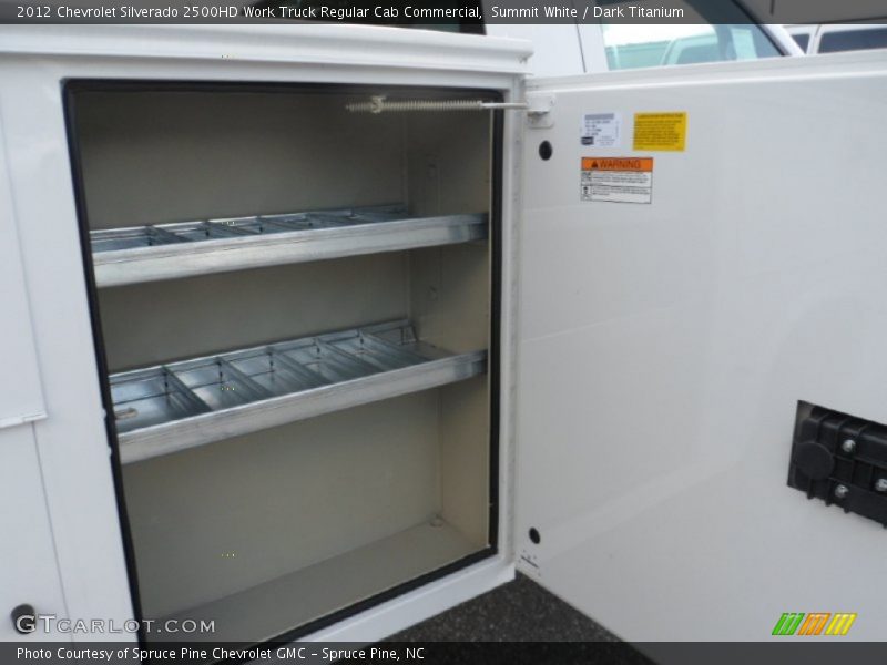 Summit White / Dark Titanium 2012 Chevrolet Silverado 2500HD Work Truck Regular Cab Commercial