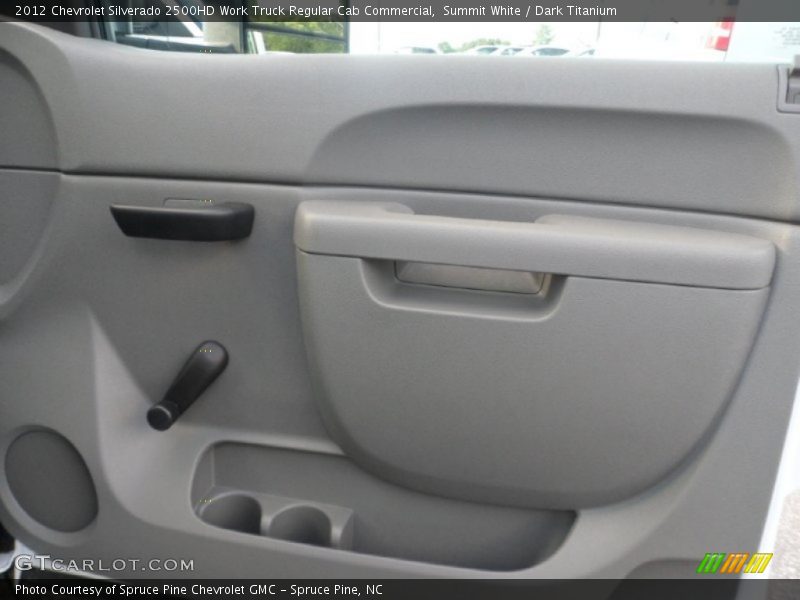 Summit White / Dark Titanium 2012 Chevrolet Silverado 2500HD Work Truck Regular Cab Commercial