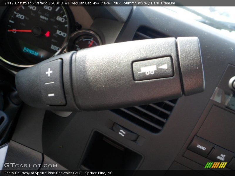 Summit White / Dark Titanium 2012 Chevrolet Silverado 3500HD WT Regular Cab 4x4 Stake Truck