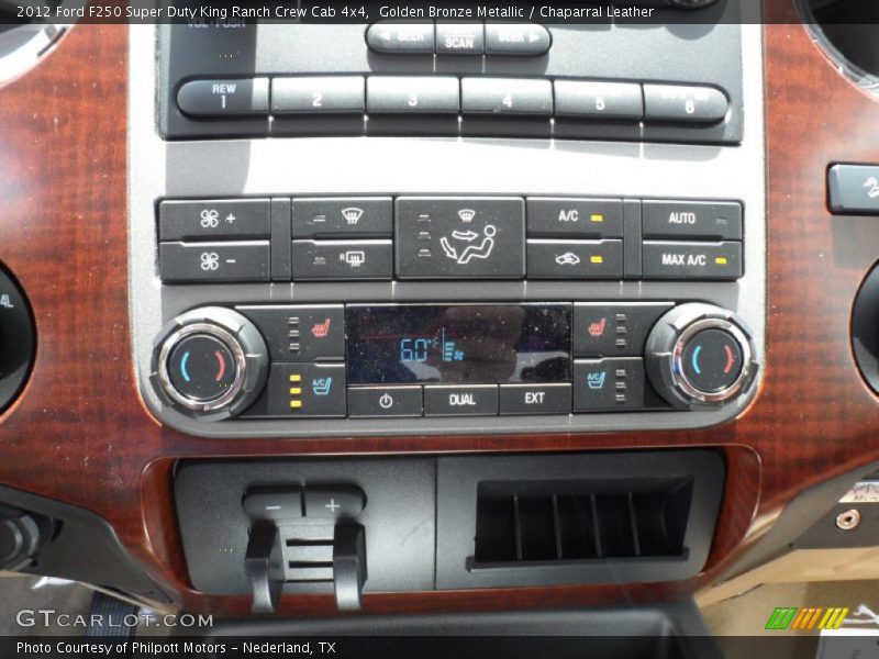 Controls of 2012 F250 Super Duty King Ranch Crew Cab 4x4