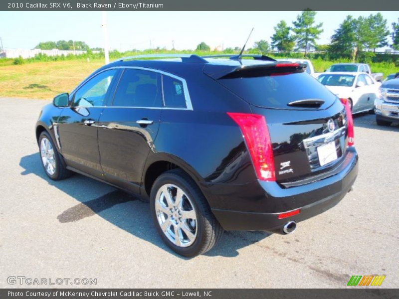 Black Raven / Ebony/Titanium 2010 Cadillac SRX V6