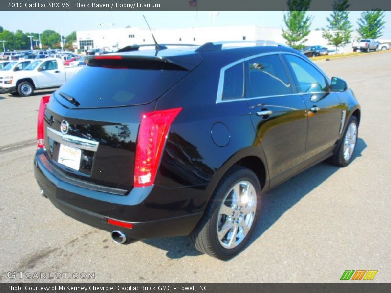 Black Raven / Ebony/Titanium 2010 Cadillac SRX V6
