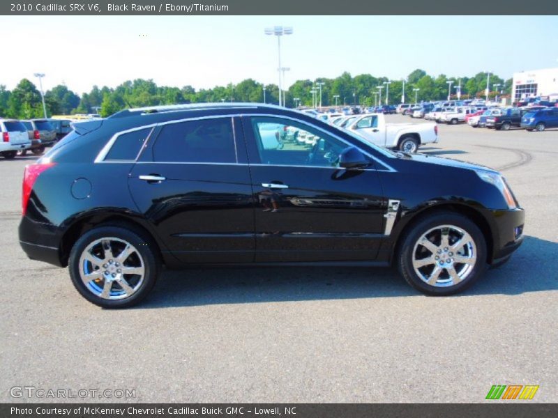 Black Raven / Ebony/Titanium 2010 Cadillac SRX V6