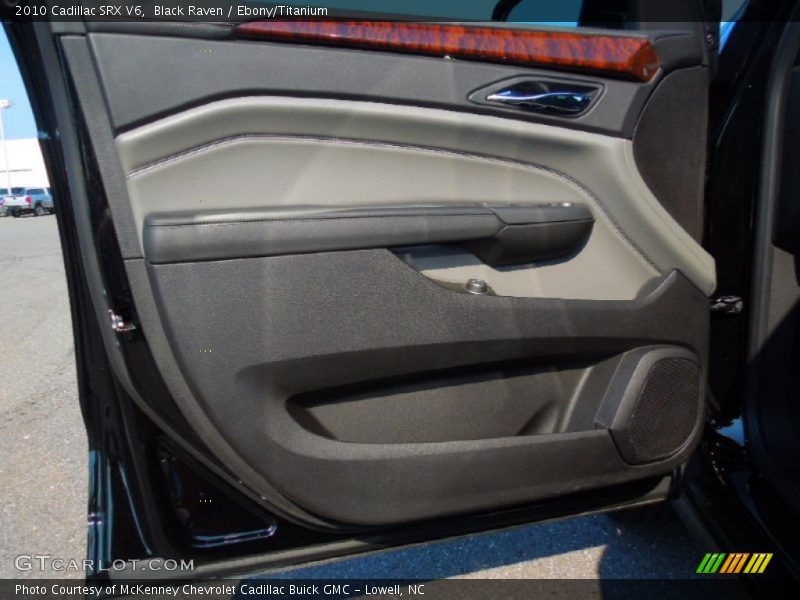 Black Raven / Ebony/Titanium 2010 Cadillac SRX V6