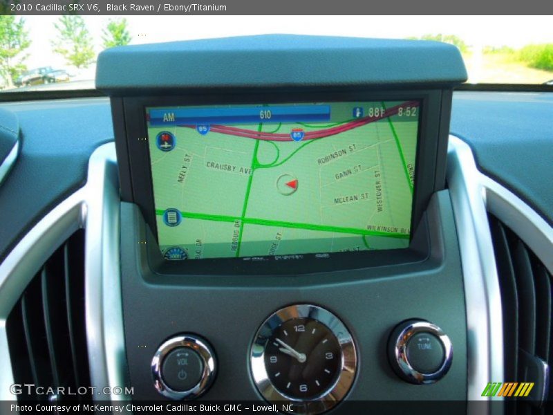 Black Raven / Ebony/Titanium 2010 Cadillac SRX V6