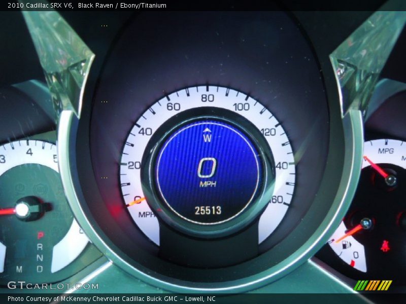 Black Raven / Ebony/Titanium 2010 Cadillac SRX V6