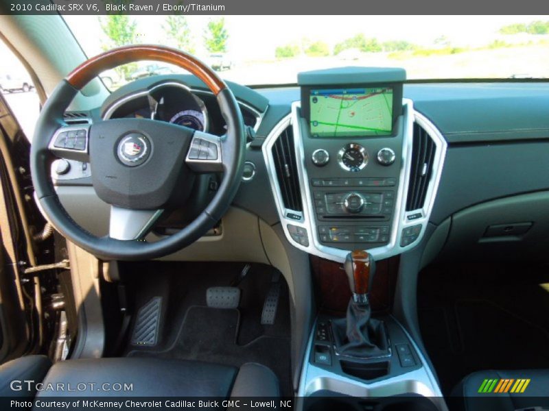 Black Raven / Ebony/Titanium 2010 Cadillac SRX V6