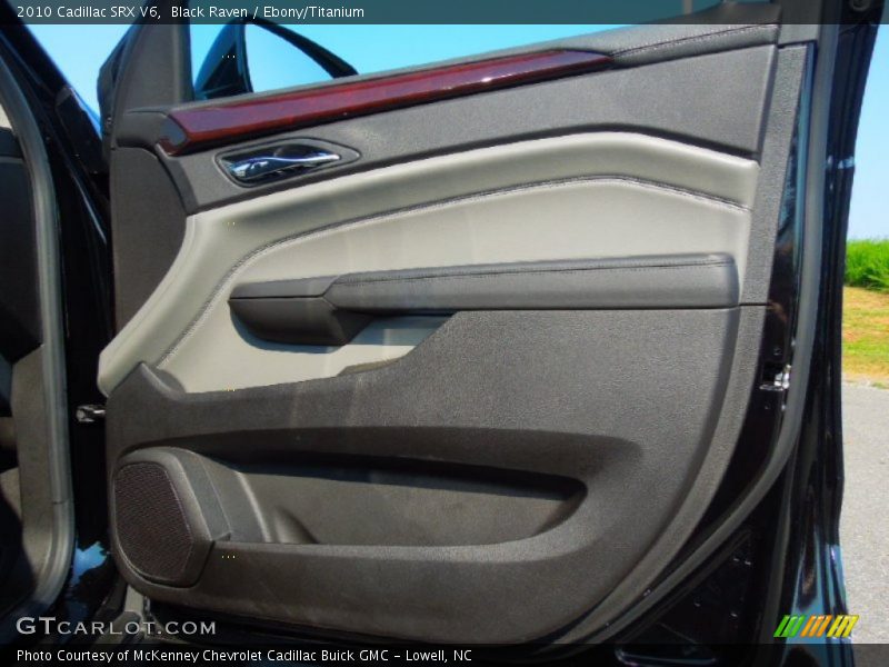Black Raven / Ebony/Titanium 2010 Cadillac SRX V6