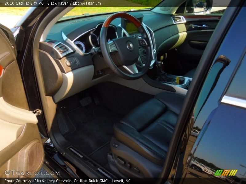 Black Raven / Ebony/Titanium 2010 Cadillac SRX V6